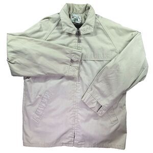 Vintage Pacific Trail Jacket Mens 40 Beige LINED Bomber 90s Grunge Skate Hike‎